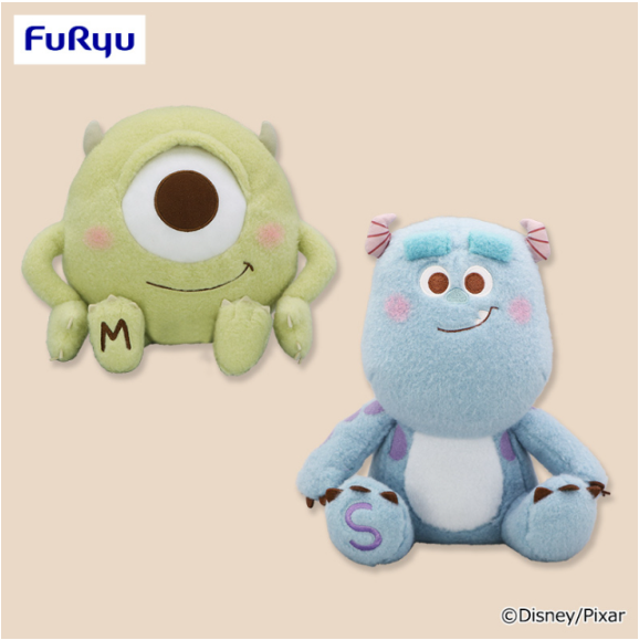 Monsters, Inc. Milkiy Boa Super BIG Plush Toy Mike Wazowski, Stuffed Animals, animota