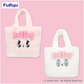Esther Bunny Mini Tote Bag White Ver., Tote Bags, animota
