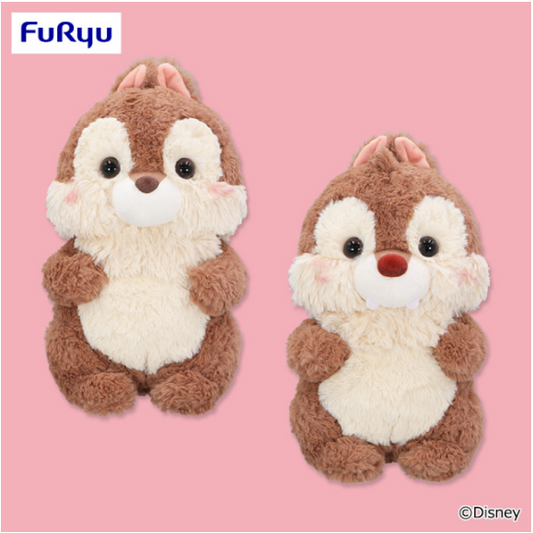 Chip'n' Dale Aimery BIG Plush Toy Chip (Left), Stuffed Animals, animota