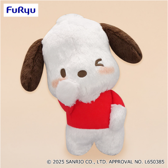 Pochacco Cuddle Me Touch BIG Plush Toy, Plush Toys, animota