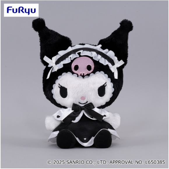 Kuromi Black Lolita BIG Plush Toy, Stuffed Animals, animota