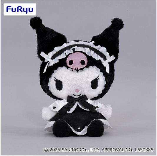 Kuromi Black Lolita BIG Plush Toy, Stuffed Animals, animota