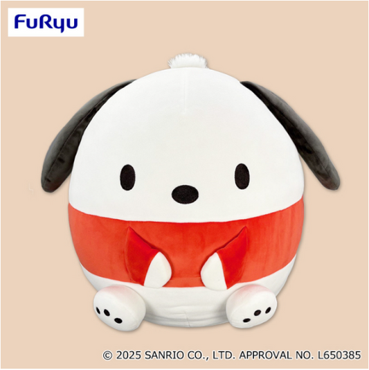 Pochacco Rolling around Cushion, Stuffed Animals, animota