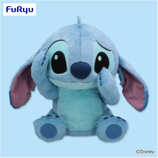 Stitch Hiding His Embarrassment Super BIG Plush Toy, Stuffed Animals, animota