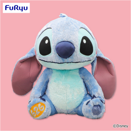 Stitch FukuFuku Super Ultra BIG Plush Toy 626, Stuffed Animals, animota