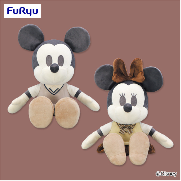 Mickey & Minie Deco colle Uniform Vest BIG Plush Toy, Stuffed Animals, animota