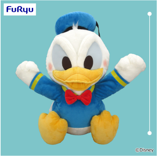 Donald Duck FukuFuku Super Super BIG Plush Toy - Angry