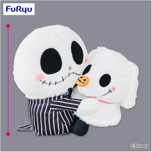 Tim Burton’s The Nightmare Before Christmas FukuFuku Pair Plush Toy