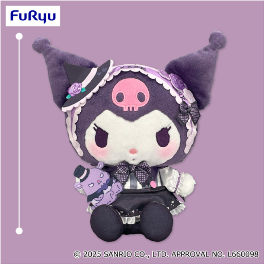 Kuromi Ichigo Shimbun Issue 644 Collaboration BIG Plush Toy