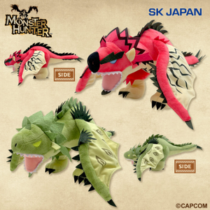 Monster Hunter - Deformed BIG Plush Toy Rathalos | animota