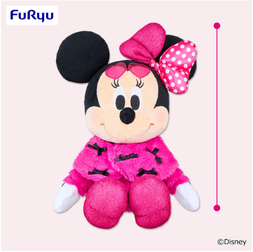 Minnie Mouse More pink More ribbons! BIG Plush Toy