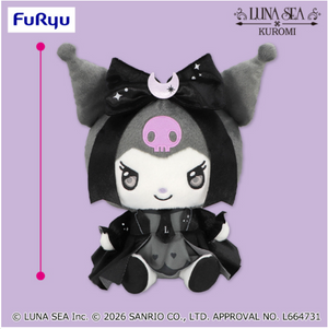 LUNA SEA×KUROMI BIG Plush Toy | animota