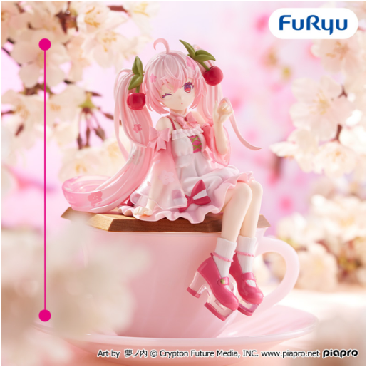 Hatsune Miku - Noodle Stopper Figure - Sakura Miku 2025 Wink