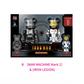 MARVEL Infinity SAGA “IRON MAN” BE@RBRICK 100% WAR MACHINE Mark2 & IRON LEGION [Happy-Kuji Pair Box Prize B]