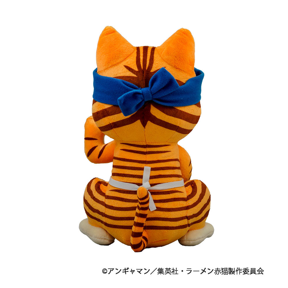 Ramen Akaneko Lucky Cat Plush Toy Bunzo, Stuffed Animals, animota