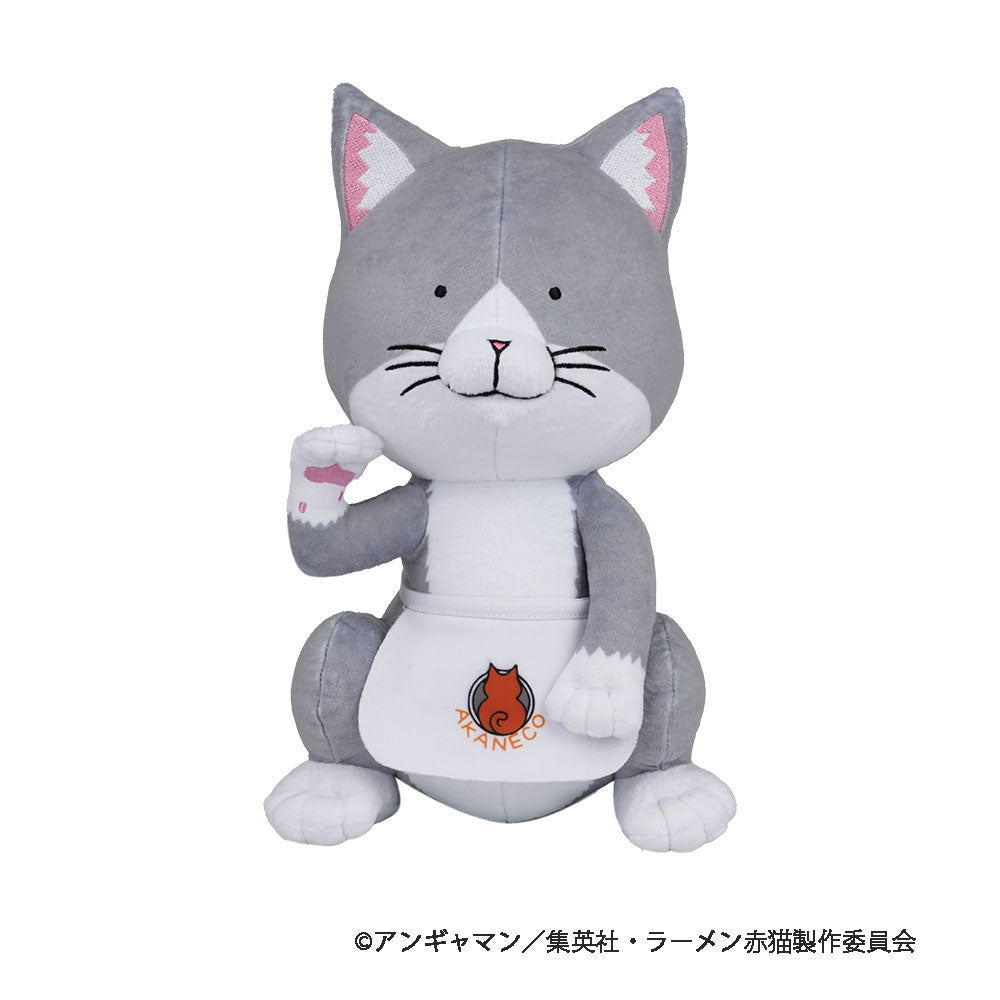 Ramen Akaneko Lucky Cat Plush Toy Sasaki, Stuffed Animals, animota