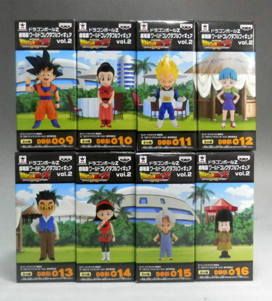Dragon Ball Z Movie World Collectable Figure Vol.2 - Set of 8, animota