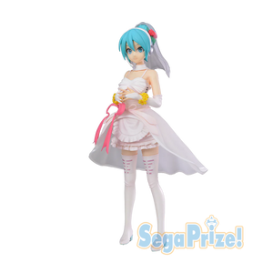 miku figure white dress brown corset bows in hair FuRyu Hatsune X TIROL CHOCO Trio-Try-IT (Milk Ver.) Dive into an elegant aquatic fantasy with the Hatsune Miku The Best Miku Figure Released
