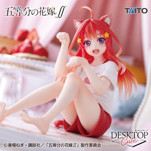 The Quintessential Quintuplets ∬ - Desktop Cute Figure - Itsuki Nakano - Newly Drawn Cat room wear Ver.
