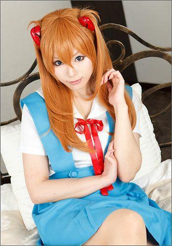 NEON GENESIS EVANGELION Shikinami Asuka Langley style cosplay wig