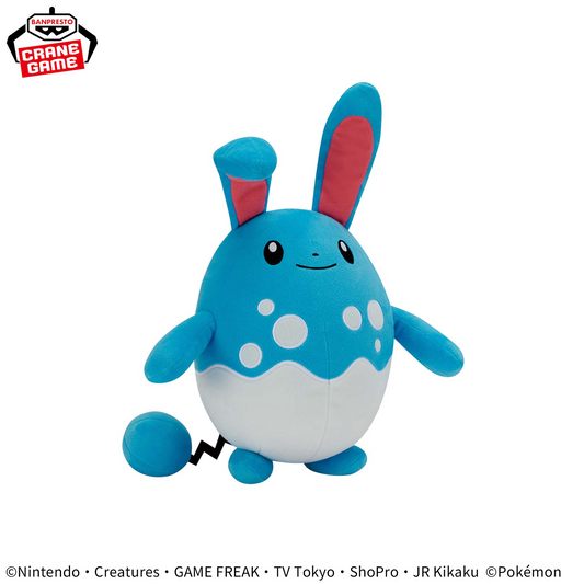 Pokémon Mofugutto Plush Toy - Azumarill & Scorbunny - Azumarill