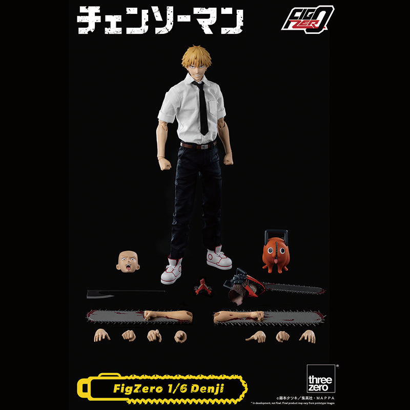 threezero FIGZERO Chainsaw Man Denji Action Figure, animota