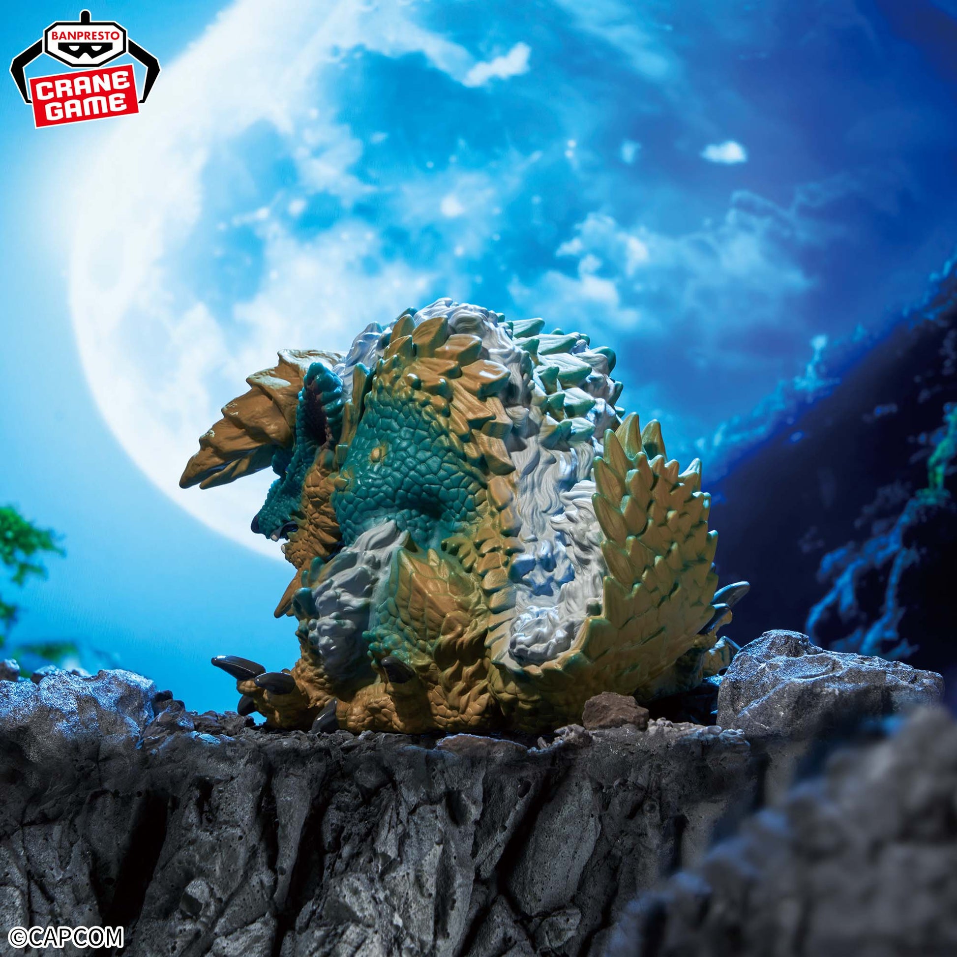 Monster Hunter Enshrinement Monster Zinogre - Howl at the Moon, Action & Toy Figures, animota