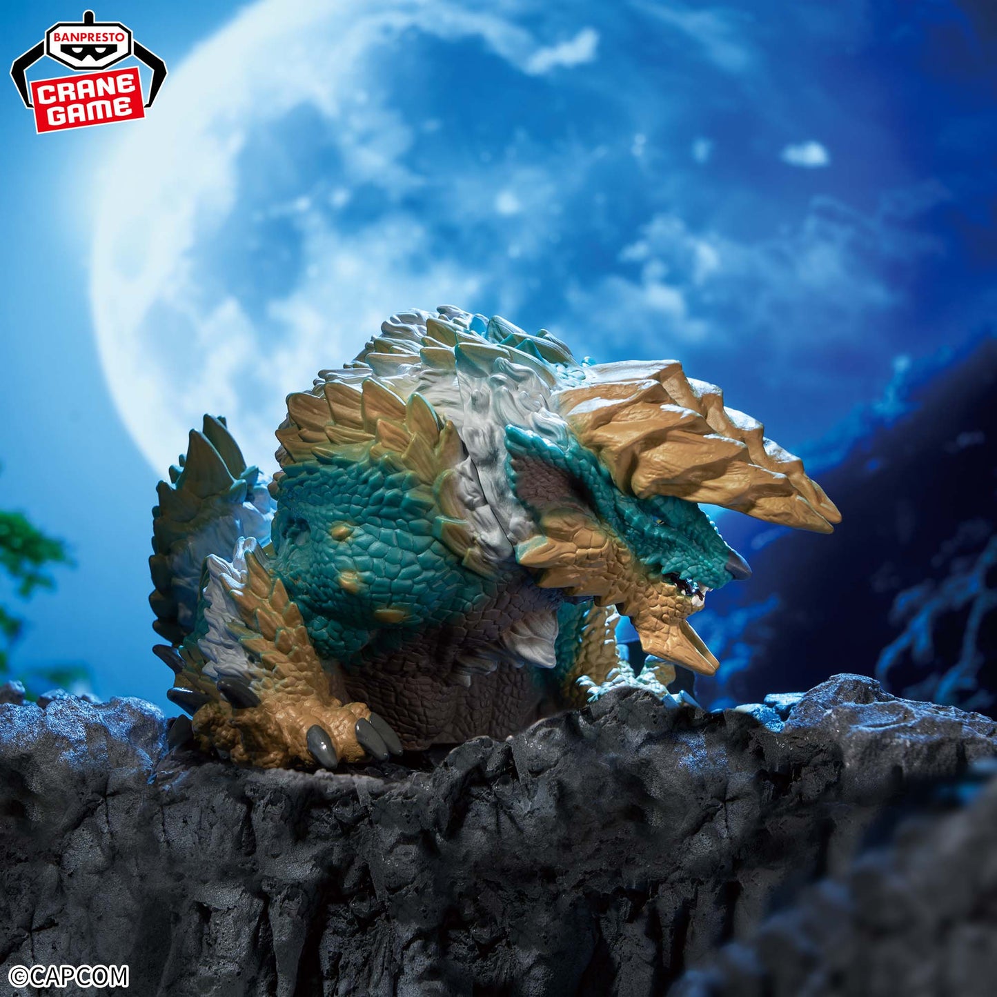Monster Hunter Enshrinement Monster Zinogre - Howl at the Moon, Action & Toy Figures, animota