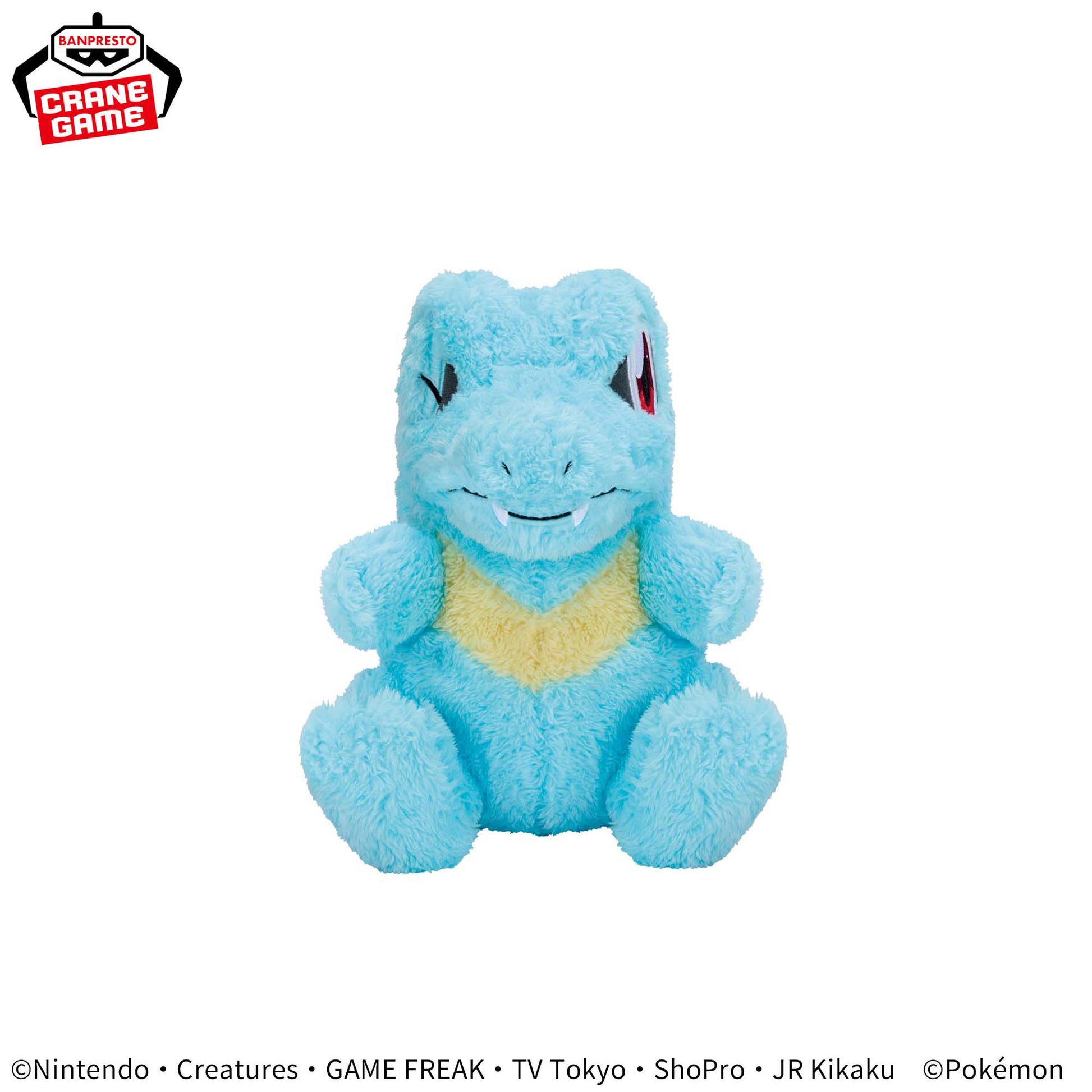 Pokémon Mofugutto Heartwarming Plush Toy - Totodile, Stuffed Animals, animota