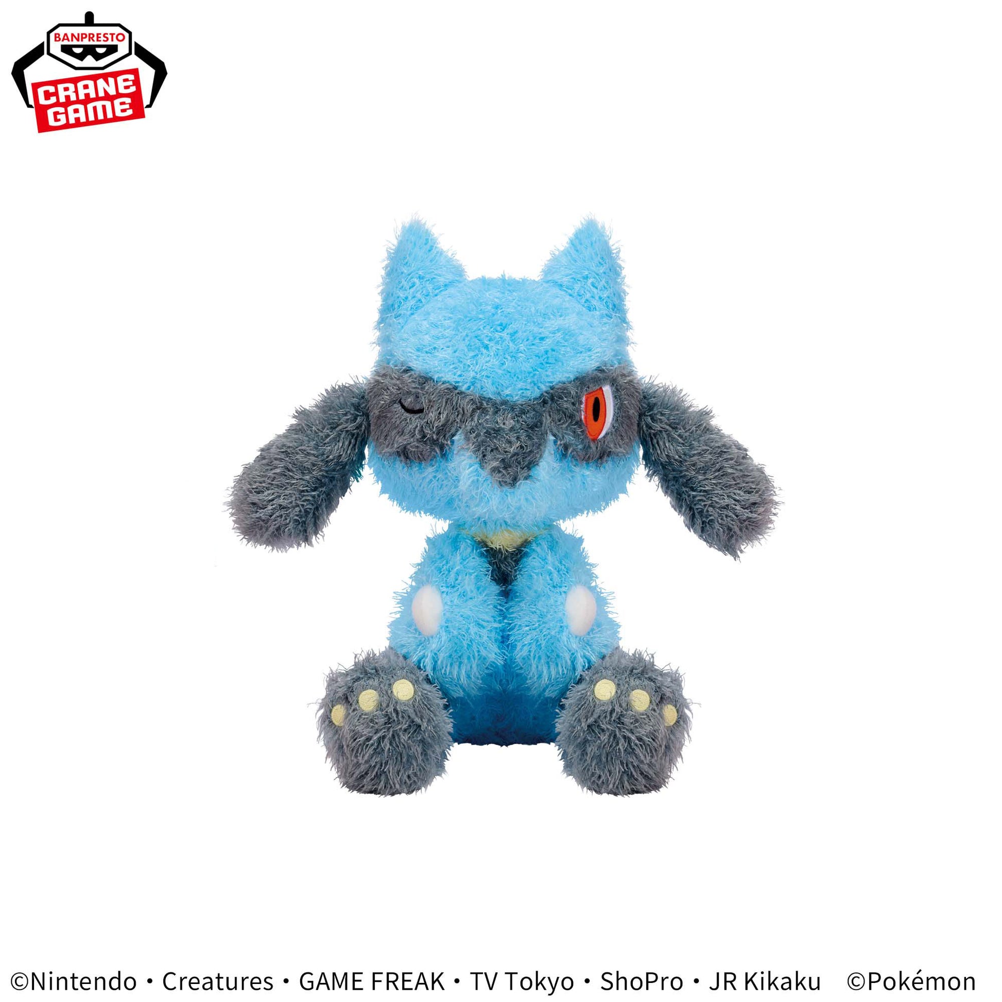 Pokémon Mofugutto Relaxing Time Plush Toy - Riolu, Stuffed Animals, animota