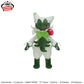 Pokémon Mofugutto Color Selection Plush Toy green - Solosis・Floragato - Floragato