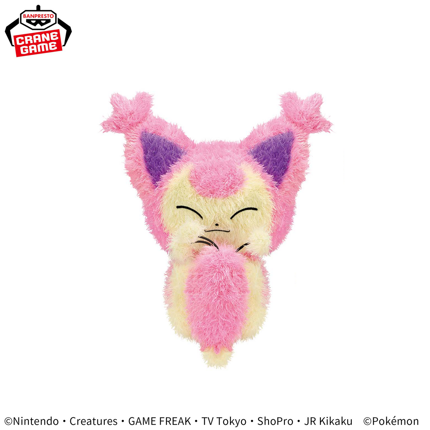 Pokémon Mofugutto Relaxing Time Plush Toy - Skitty・Sprigatito - Skitty