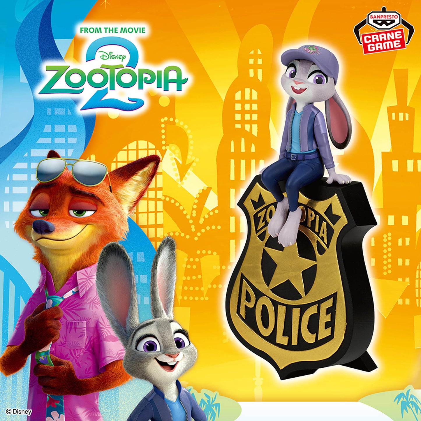 Disney Character Monitor Top Figure -Zootopia2 Judy Hopps