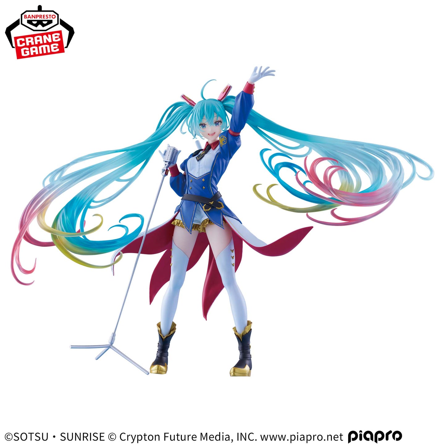 Gundam 45th Anniversary × Hatsune Miku - BANPRESTO EVOLVE GUNDAM Collaboration - Figure