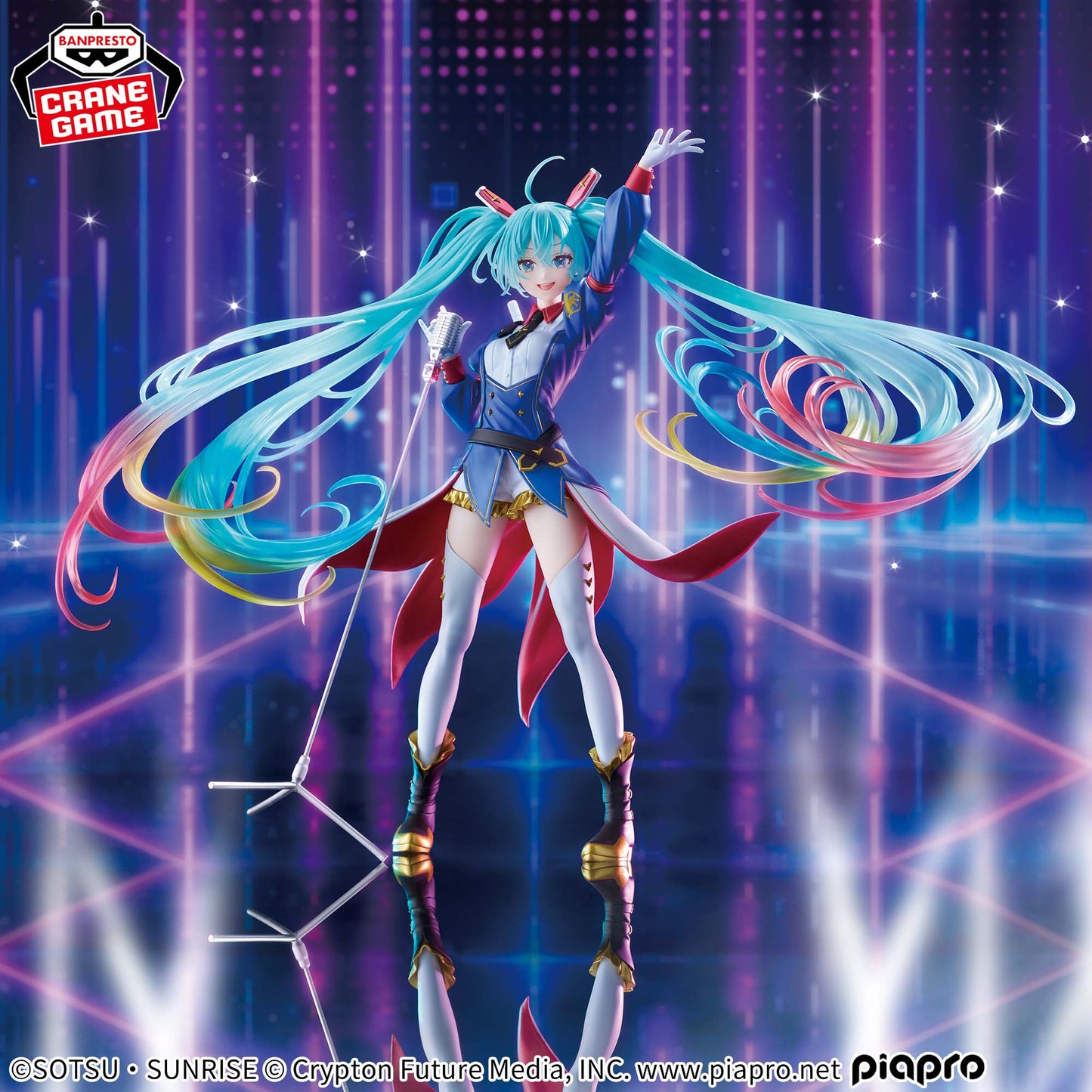 Gundam 45th Anniversary × Hatsune Miku - BANPRESTO EVOLVE GUNDAM Collaboration - Figure