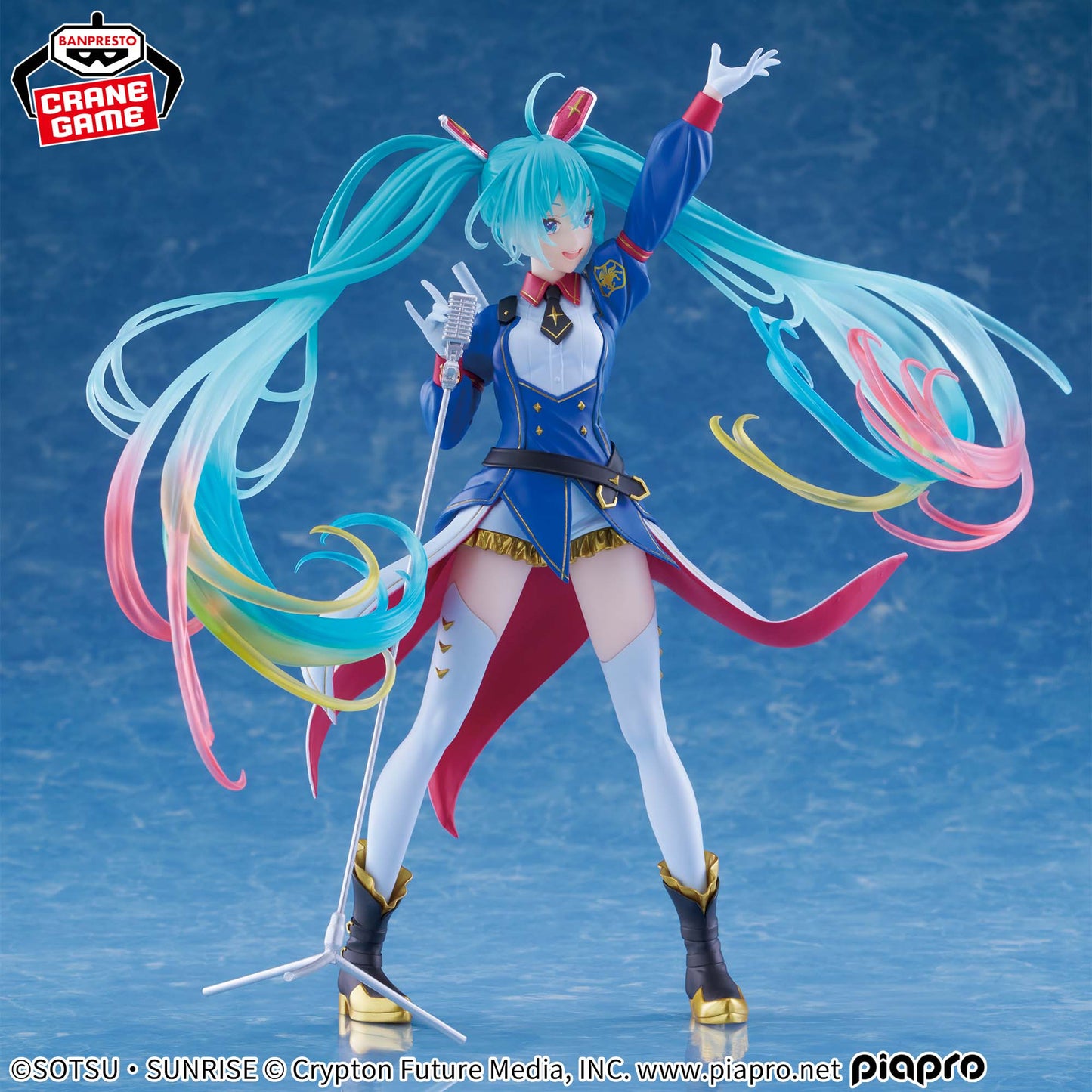 Gundam 45th Anniversary × Hatsune Miku - BANPRESTO EVOLVE GUNDAM Collaboration - Figure