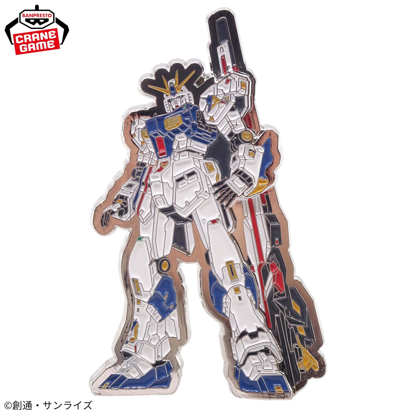 Life-sized ν Gundam A Standing Statue Metal Stand -RX-93ff ν Gundam, Action & Toy Figures, animota