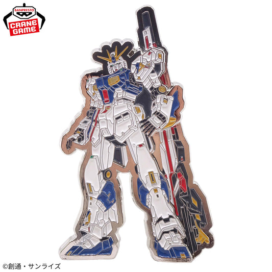 Life-sized ν Gundam A Standing Statue Metal Stand -RX-93ff ν Gundam, Action & Toy Figures, animota