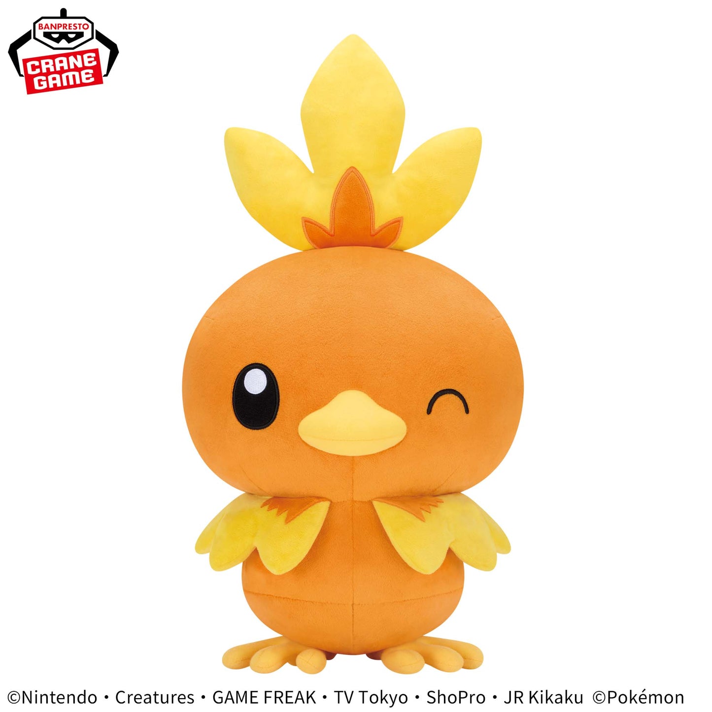 Pokémon Meccha Mofugutto Plush Toy - Torchic - Wink Ver.