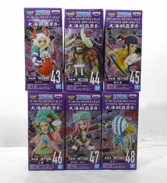 ONE PIECE World Sammelfigur WT100 Memorial Illustriert von Eiichiro Oda 100 Great Pirate Views8 6 Arten von Sets