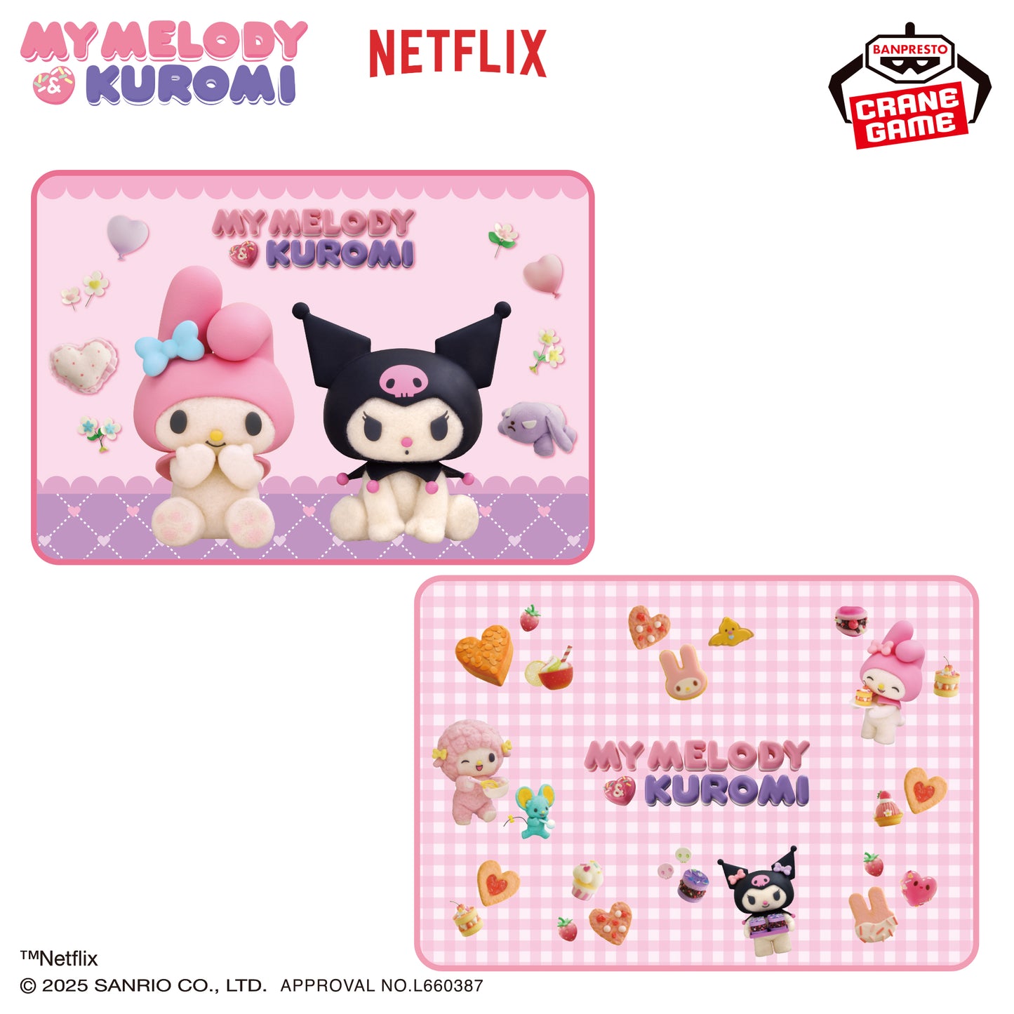 Netflix Series My Melody & Kuromi Boa Blanket