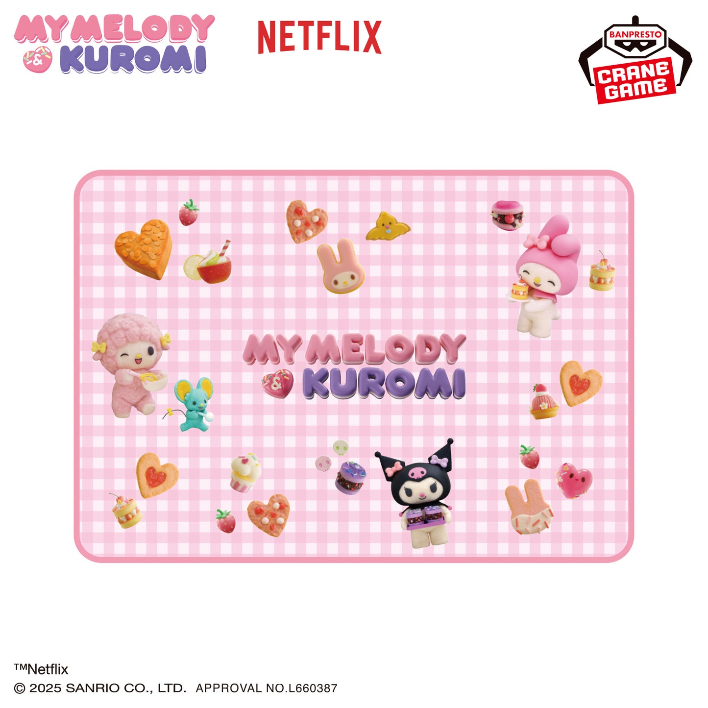 Netflix Series My Melody & Kuromi Boa Blanket