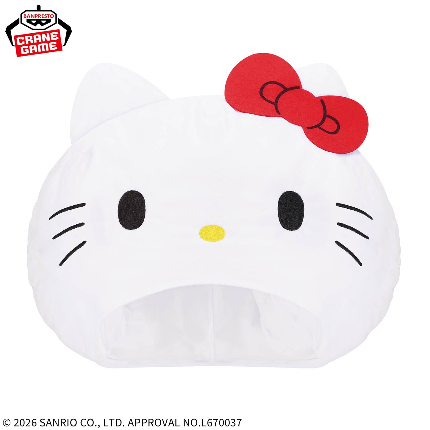 Sanrio Characters Fluffy Dress-Up Hat - Hello Kitty