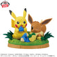 Pokémon Nom nom Time Figure - Pikachu ＆ Eevee