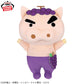 Crayon Shin-chan Meccha Mofugutto Buriburizaemon Plush - Lots of Fruit!