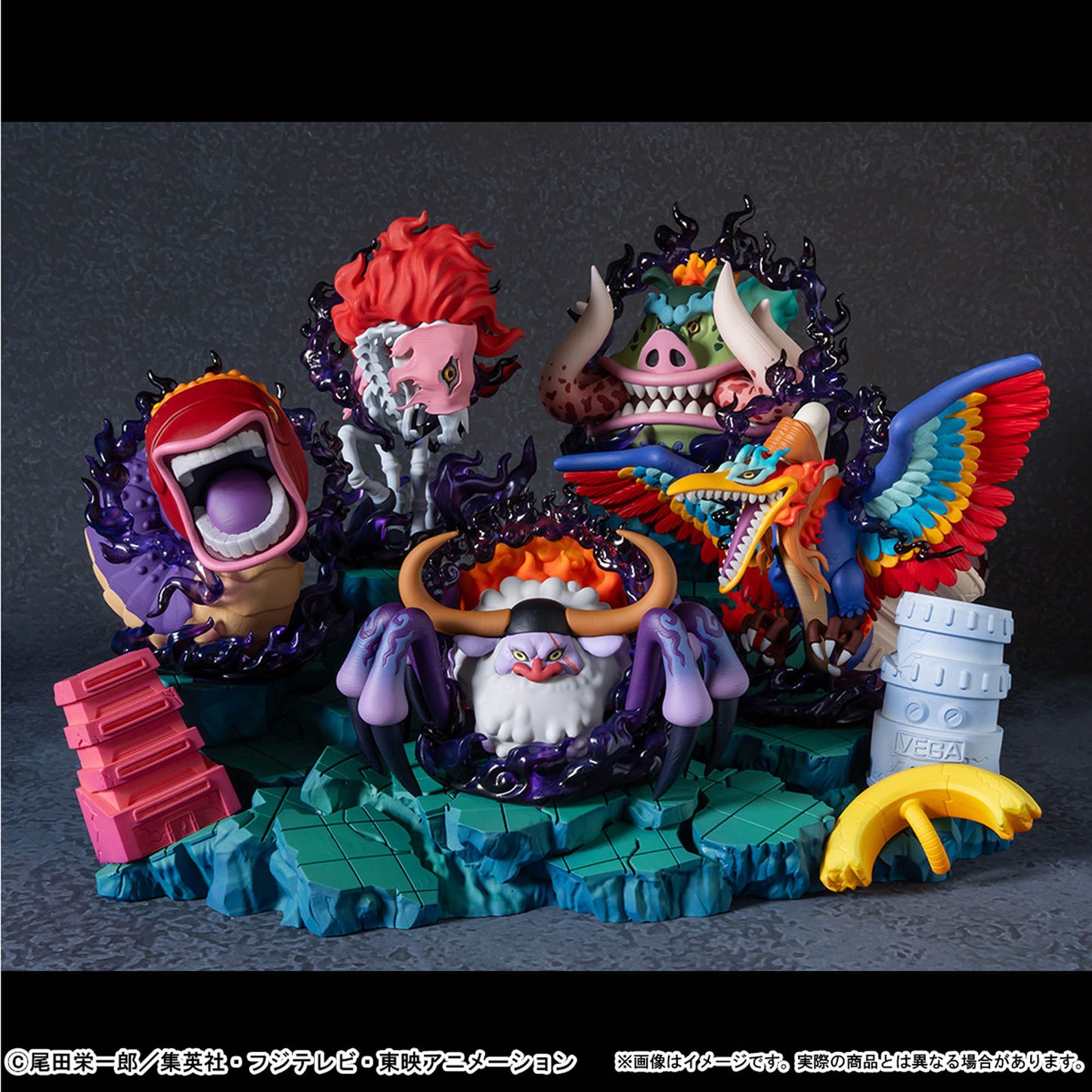 [PREMIUM BANDAI] ONE PIECE - World Collectable Figure PREMIUM - Monkey D. Luffy vs. Five Elders