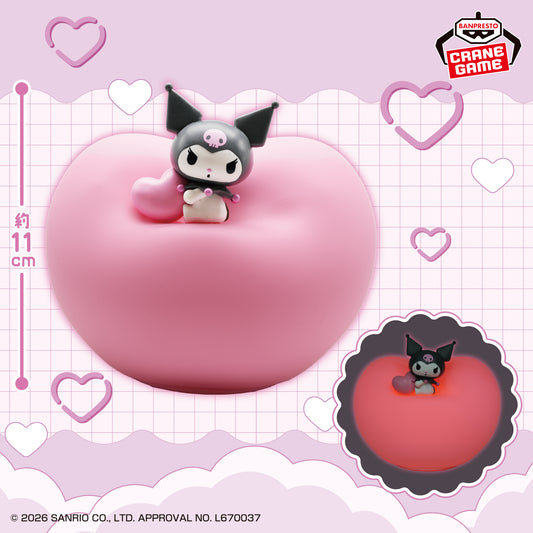 Sanrio Characters Squishy Heart Light - Kuromi