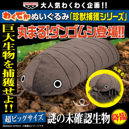 Wakudeka Plush - Catching Rare Beasts Series: Rolled-Up Pill Bug