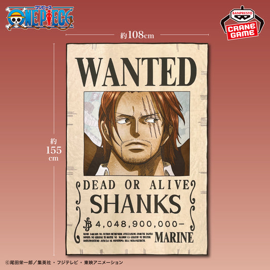 ONE PIECE - Shanks Wanted Poster Blanket