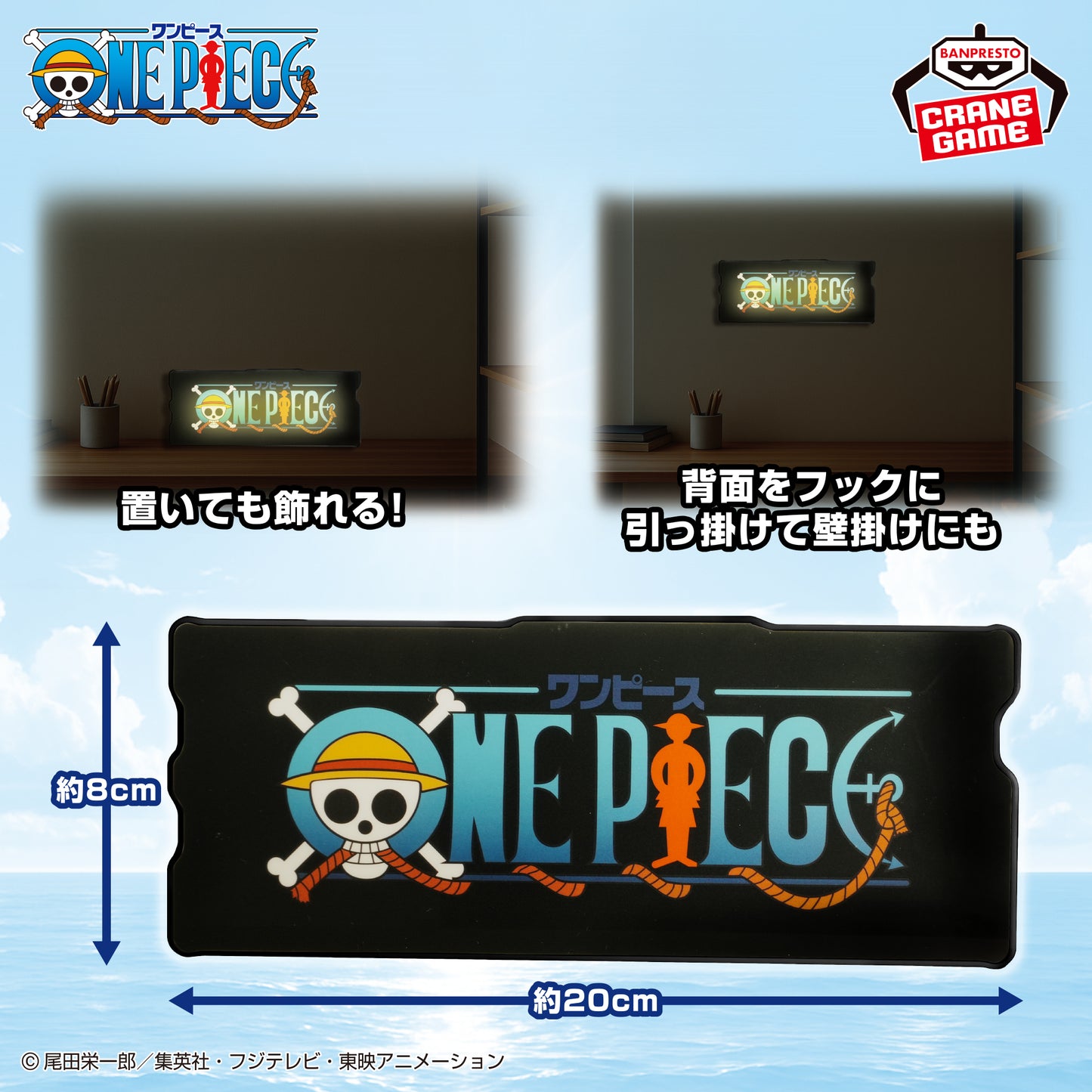 ONE PIECE Anime logo Light